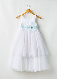 Robe mi-longue sans manche sans manche blanc ALFRED ANGELO fille