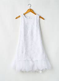 Robe mi-longue sans manche sans manche blanc CHRISTELLA fille