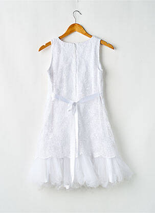 Robe mi-longue sans manche sans manche blanc CHRISTELLA fille