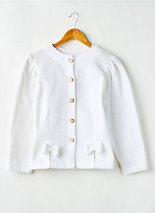 Polaire stretch blanc CHRISTELLA fille