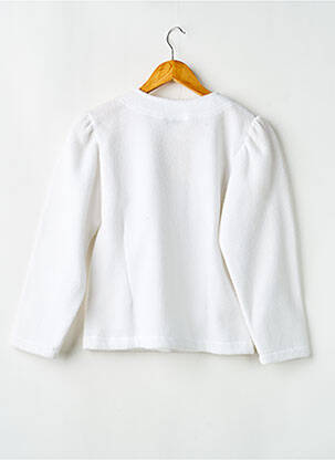 Polaire stretch blanc CHRISTELLA fille