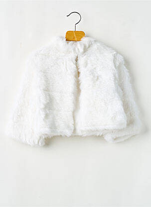 Veste casual coupe droite blanc DH MARIAGE fille