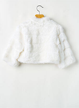 Veste casual coupe droite blanc DH MARIAGE fille