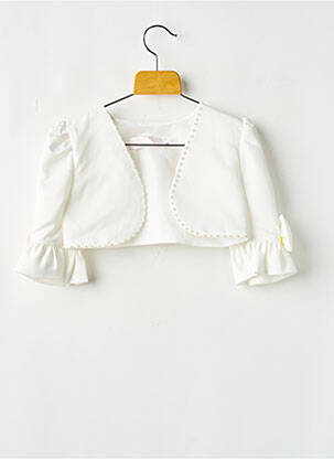 Boléro tissage satiné beige JUJU fille