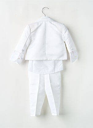 Ensemble pantalon taille élastique blanc CHRISTELLA garçon