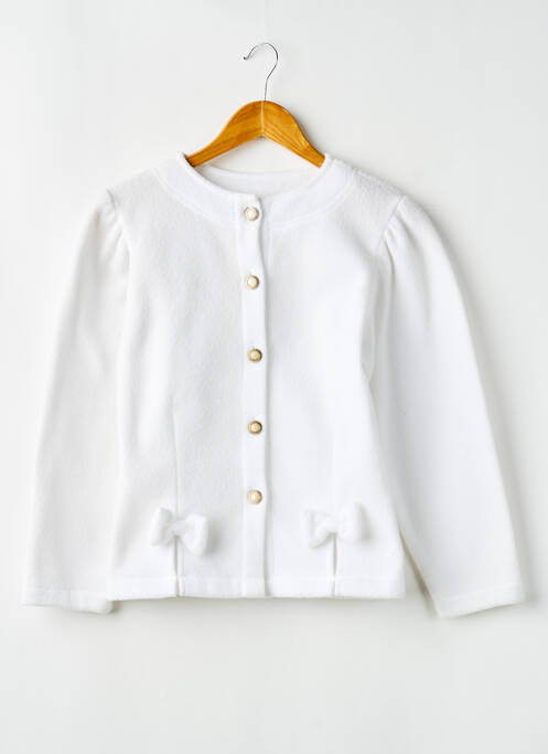 Polaire blanc CHRISTELLA fille