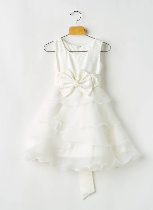 Robe mi-longue beige ESTHER fille