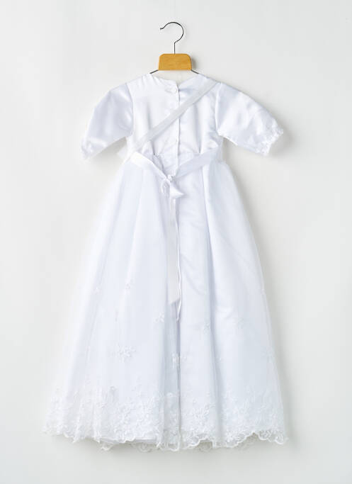 Robe mi-longue blanc CHRISTELLA fille