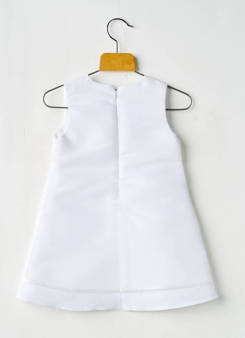 Robe mi-longue blanc PASSANELA fille