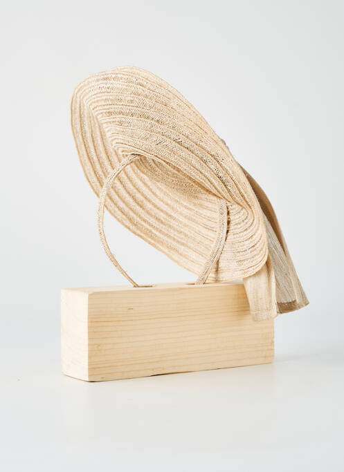 Chapeau beige CELINE ROBERT femme