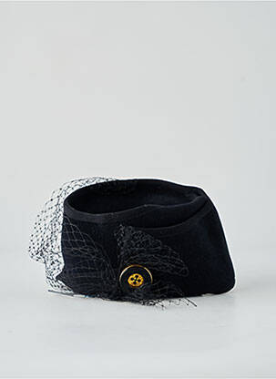 Chapeau sélection tenue de soirée noir CELINE ROBERT femme