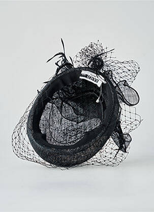 Chapeau sélection tenue de soirée noir MARZI femme
