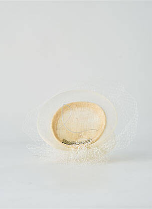 Chapeau sélection tenue de soirée beige KANOPI femme