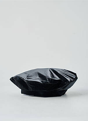 Chapeau forme béret noir ROSSOMENTA femme
