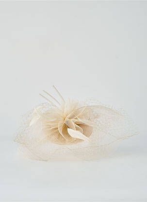 Chapeau sélection tenue de soirée beige COMPLIT femme