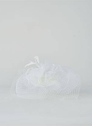 Chapeau sélection tenue de soirée blanc COMPLIT femme