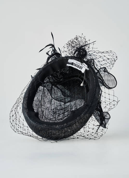 Chapeau sélection tenue de soirée noir MARZI femme