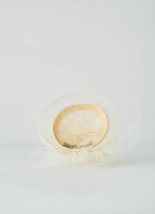 Chapeau sélection tenue de soirée beige KANOPI femme