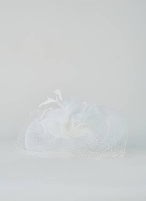 Chapeau sélection tenue de soirée blanc COMPLIT femme