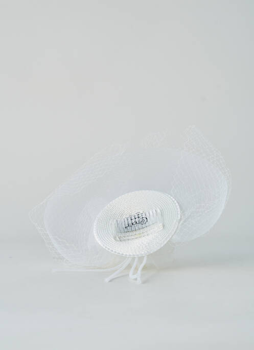 Chapeau sélection tenue de soirée blanc COMPLIT femme