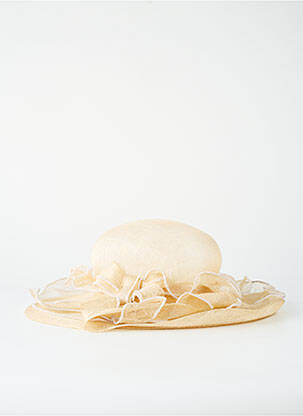 Chapeau sélection tenue de soirée beige SISAL femme