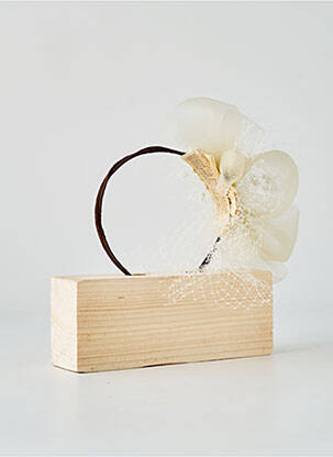 Chapeau sélection tenue de soirée beige LES CHAPEAUX DE LISA femme