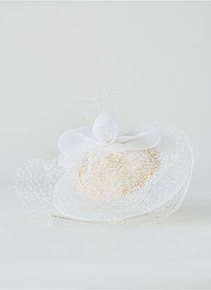 Chapeau sélection tenue de soirée blanc LES CHAPEAUX DE LISA femme
