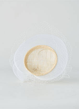 Chapeau sélection tenue de soirée blanc LES CHAPEAUX DE LISA femme