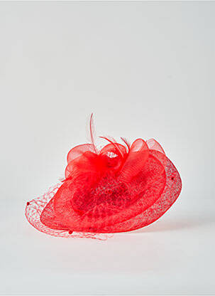 Chapeau sélection tenue de soirée rouge LES CHAPEAUX DE LISA femme