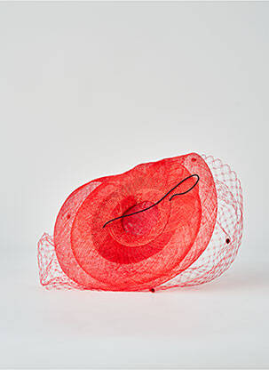 Chapeau sélection tenue de soirée rouge LES CHAPEAUX DE LISA femme