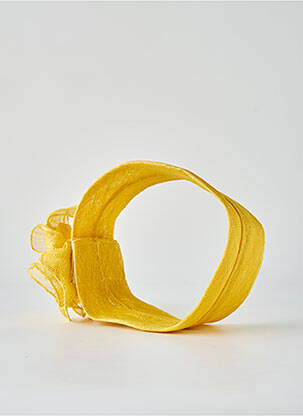 Chapeau sélection tenue de soirée jaune LES CHAPEAUX DE LISA femme
