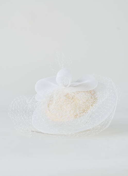 Chapeau sélection tenue de soirée blanc LES CHAPEAUX DE LISA femme