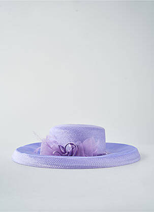 Chapeau sélection tenue de soirée violet LES CHAPEAUX DE LISA femme