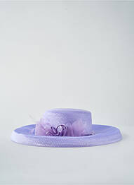Chapeau sélection tenue de soirée violet LES CHAPEAUX DE LISA femme