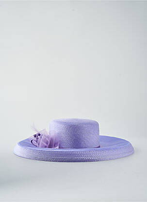 Chapeau sélection tenue de soirée violet LES CHAPEAUX DE LISA femme
