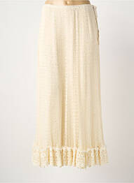 Jupe longue doublure beige TONY BONET femme
