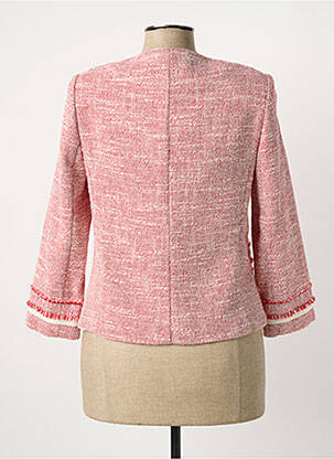 Veste chic poches rouge DANNA BY RKNA femme
