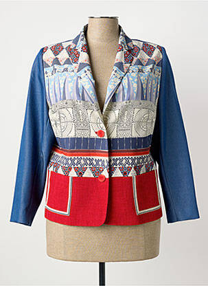 Blazer poches bleu DANNA BY RKNA femme