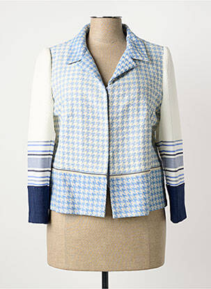 Blazer poches bleu DANNA BY RKNA femme