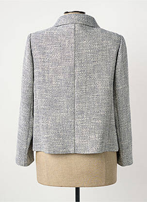 Veste chic fermeture boutonnée sur le devant bleu DANNA BY RKNA femme