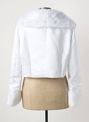Boléro poignets revers blanc DH MARIAGE femme