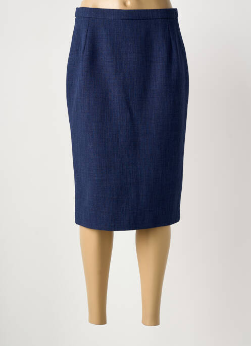 Jupe mi-longue bleu DANNA BY RKNA femme