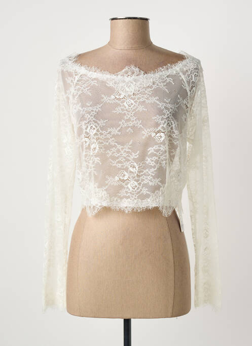 Top beige BIANCO EVENTO femme