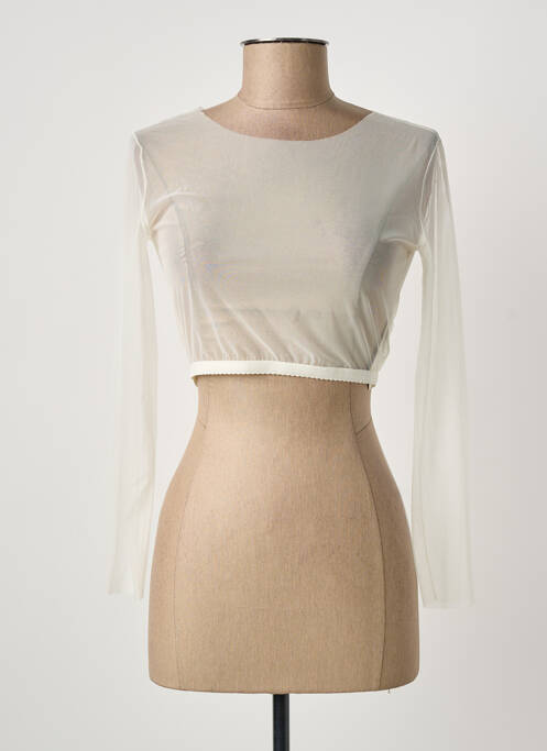Top beige BIANCO EVENTO femme