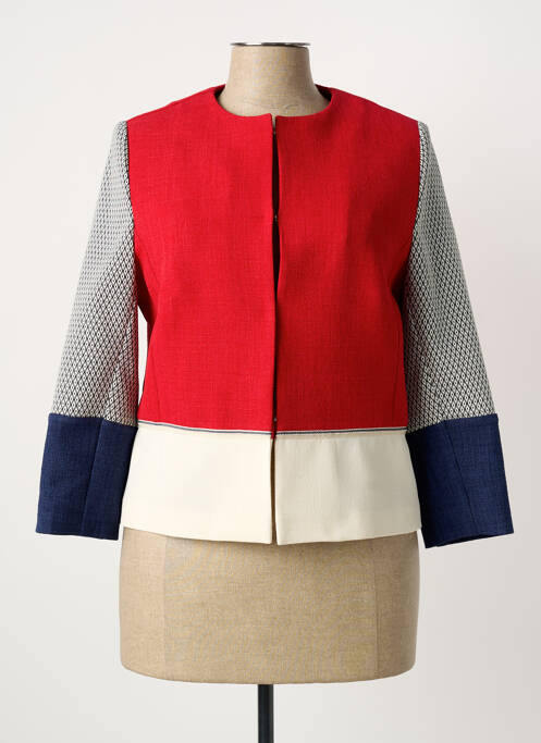 Veste chic rouge DANNA BY RKNA femme