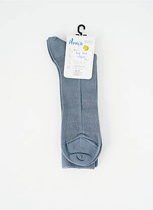 Chaussettes stretch gris PERRIN homme
