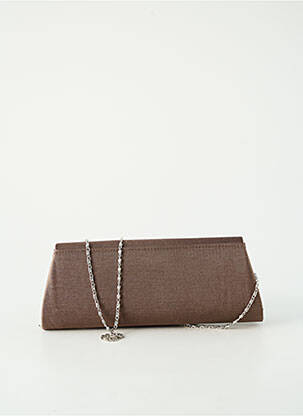 Sac bandoulière forme rectangulaire marron BELLE WOMEN femme