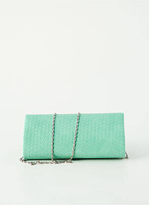 Sac bandoulière forme rectangulaire vert ETERNEL femme