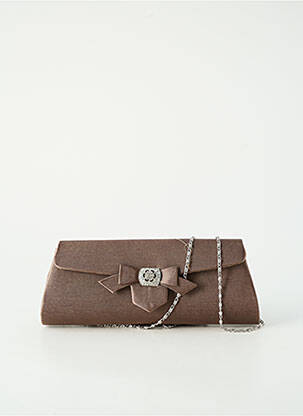 Sac poignée 1 anse de portée forme rectangulaire marron BELLE WOMEN femme