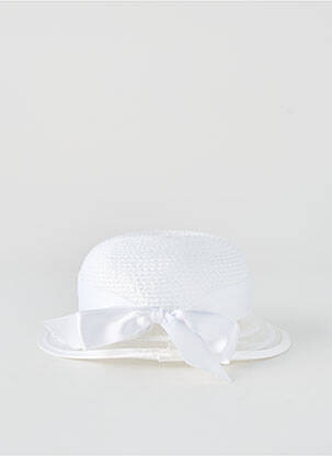 Chapeau blanc DH MARIAGE fille